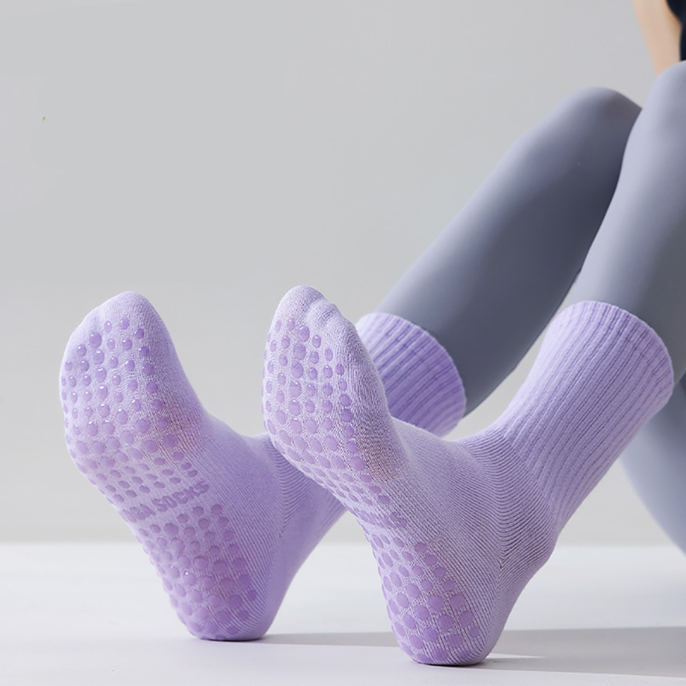 Pilates Yoga Exercises - Chaussettes de yoga pour femmes de