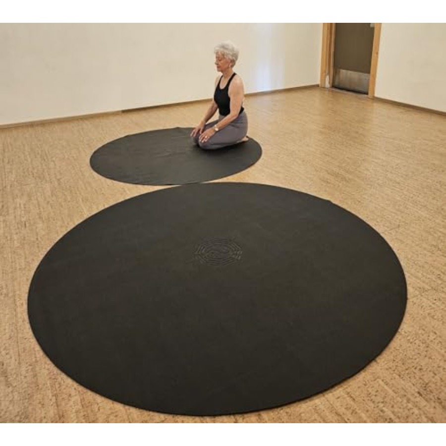 Pilates Yoga Taichi - Tapis de yoga rond de 72