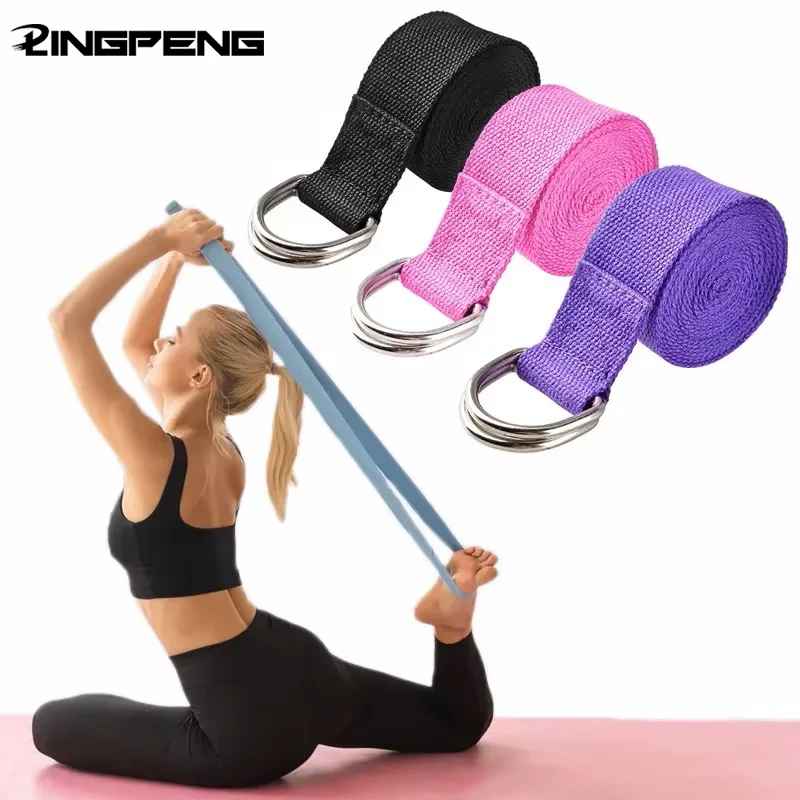 Pilates Yoga Ring Exercises - Sangle de yoga en coton 183*3,8
