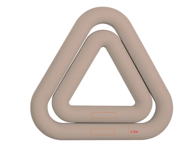 Anneau triangulaire en fer pou - Pilates Yoga Ring Exercises avis et prix