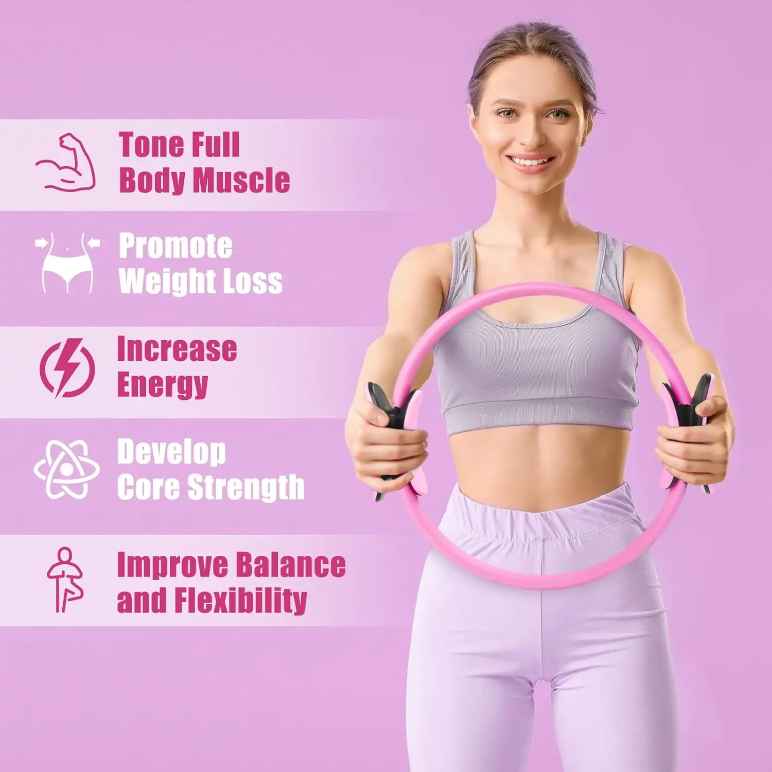 Anneau de Pilates, entraîneur  - Pilates Yoga Resistance Ring avis et prix