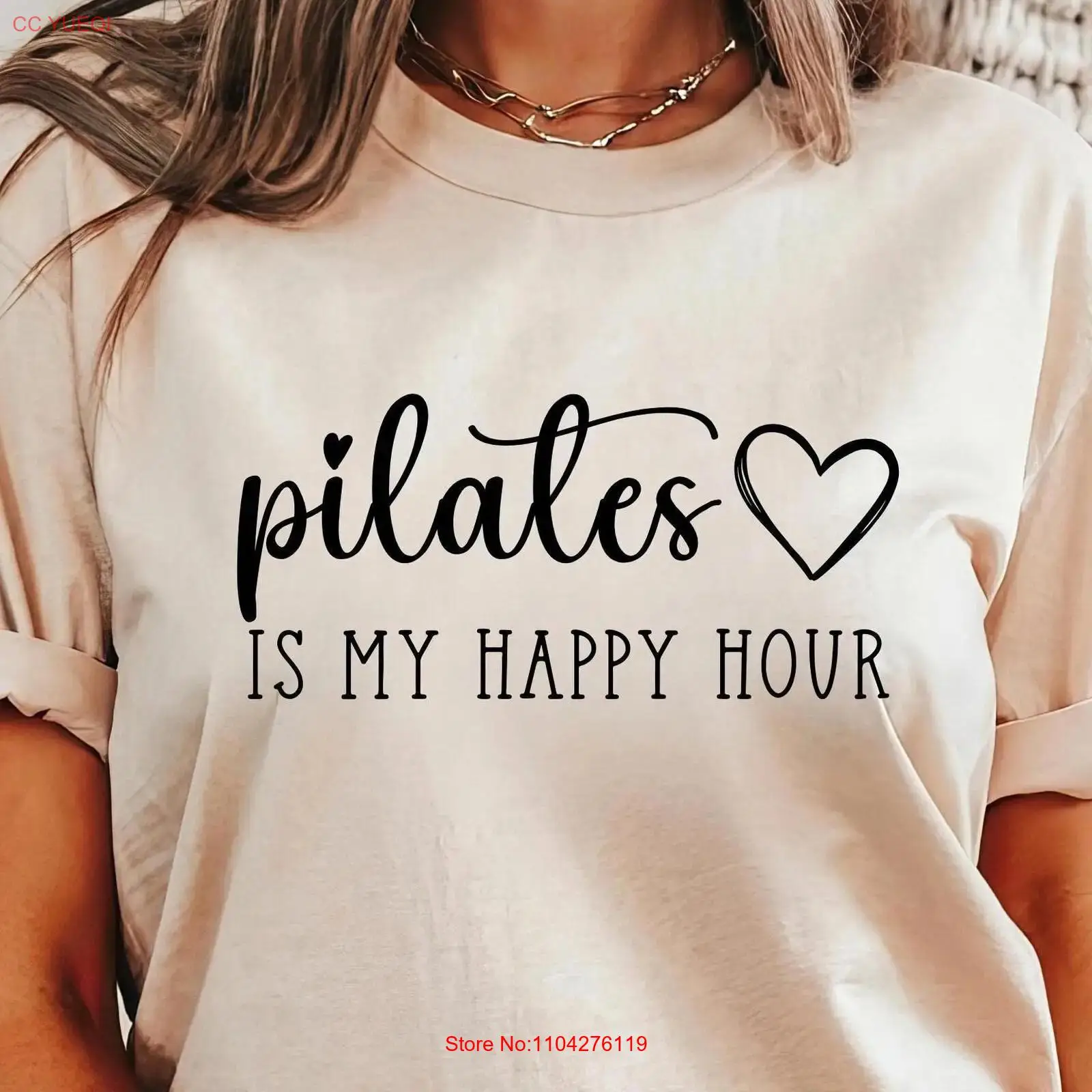 T-shirt Pilates « Happy Hour » - Pilates Yoga Instructor avis et prix