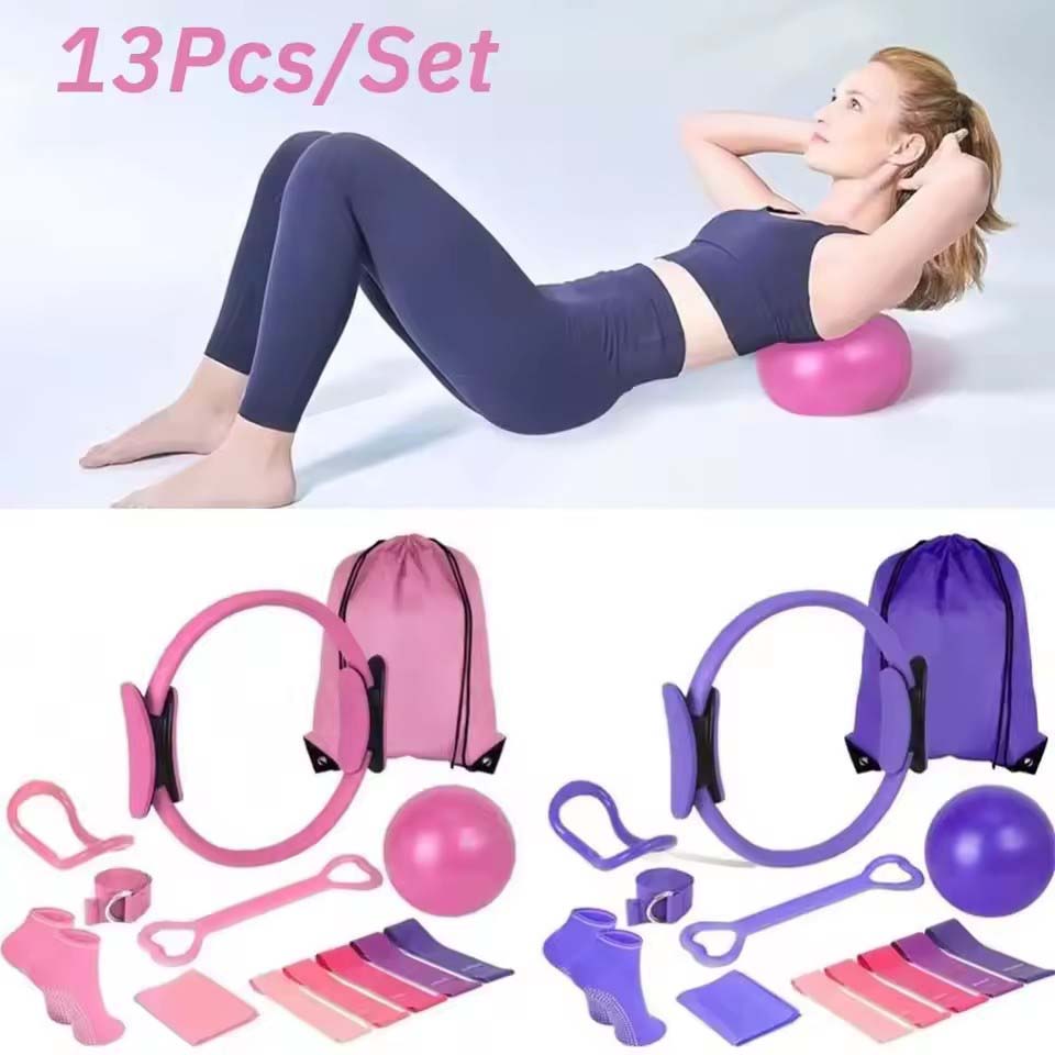 Kit de 13 pièces pour le yoga  - Pilates Yoga For Weight Loss avis et prix