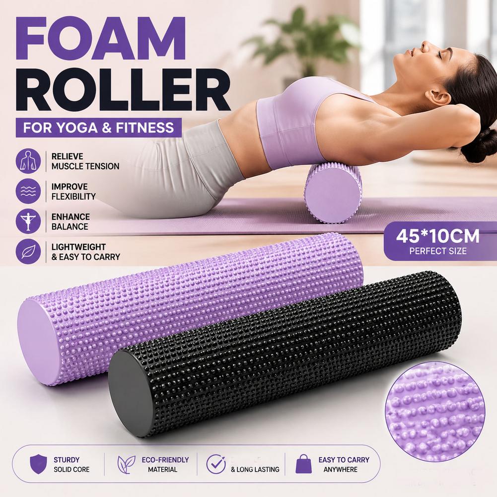Rouleau de yoga en mousse EVA  - Pilates Yoga Roller avis et prix