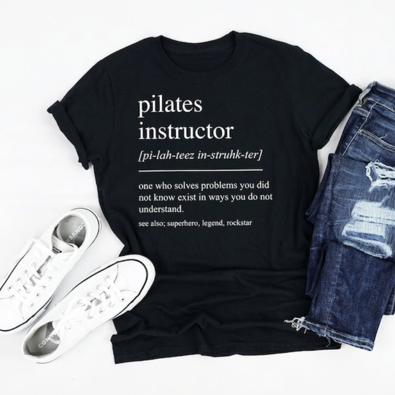 T-shirt en coton pour instruct - Pilates Yoga Instructor avis et prix