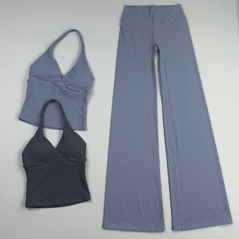 Ensemble de 2 pièces pour femm - Pilates Yoga Wrap Top avis et prix