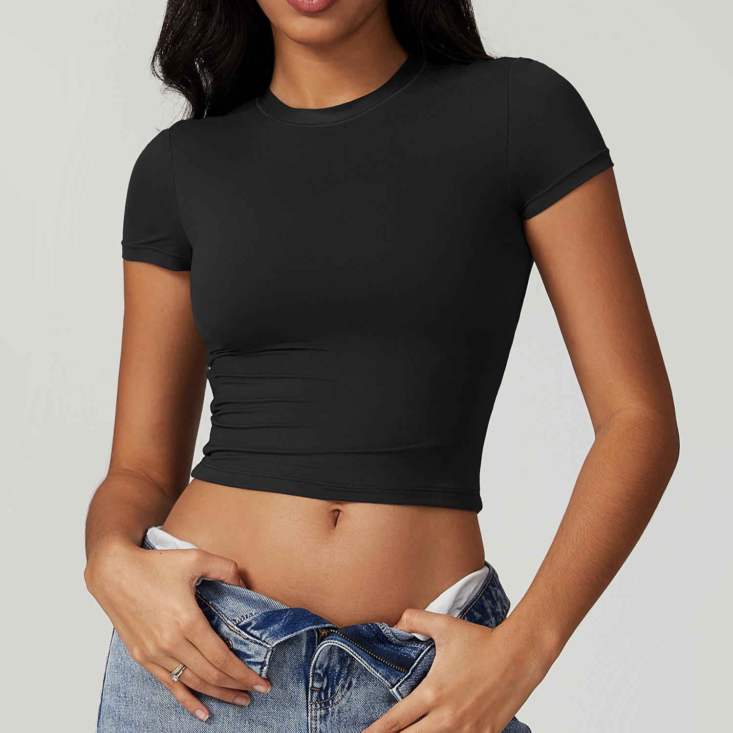 Un t-shirt de sport moulant po - Pilates Yoga Exercises avis et prix