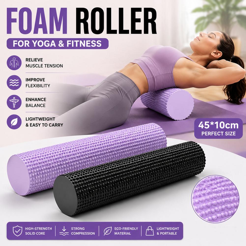 Rouleau de massage en mousse E - Pilates Yoga Roller avis et prix