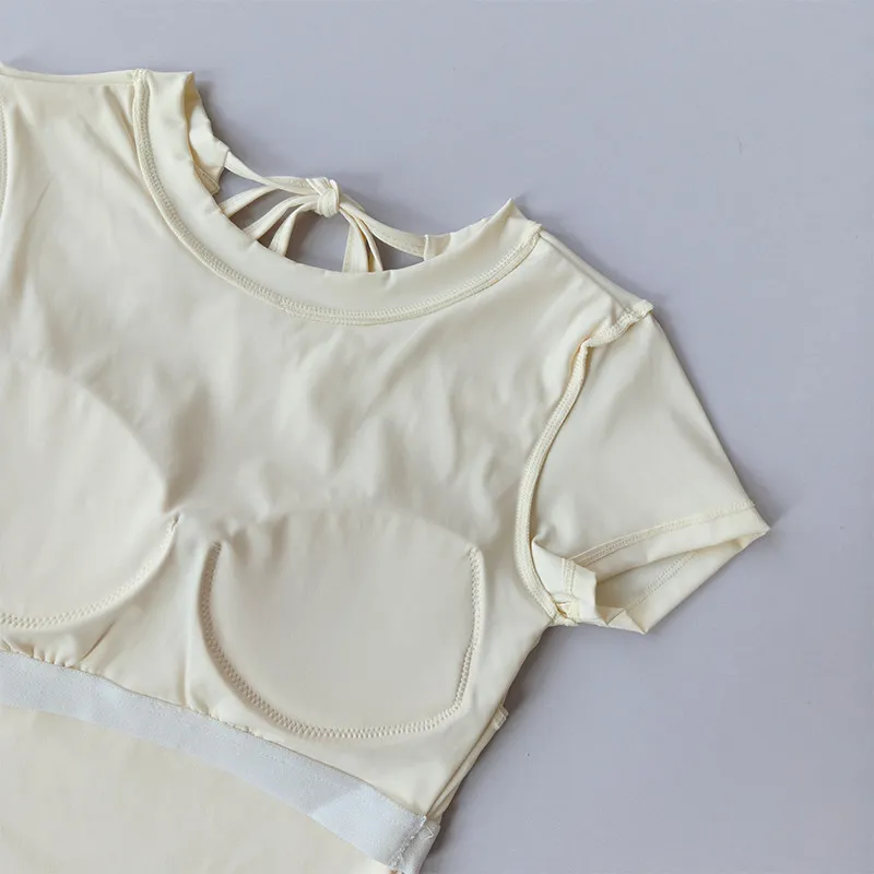 Haut de sport moulant à séchag - Pilates Yoga Wrap Top avis et prix